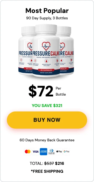 PressureCalmX 3 bottles